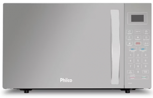 Micro-ondas Philco 26L 1400W Branco Espelhado 