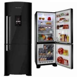 Geladeira Brastemp Duplex Inverse All Black 422L