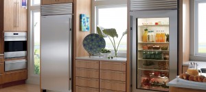 geladeira ou refrigerador na cozinha