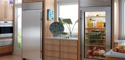 geladeira ou refrigerador na cozinha