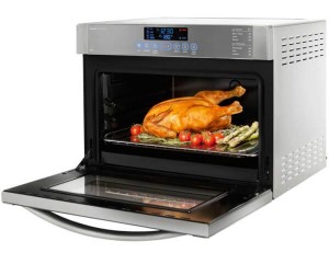 forno elétrico de bancada electrolux blue touch inox