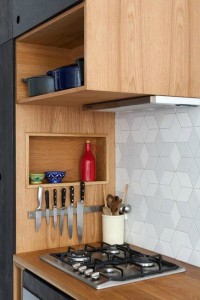 Depurador instalado em uma cozinha