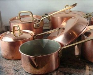Panelas de cobre