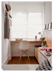 Quarto com iluminação natural