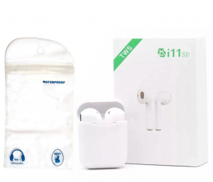 Fone Ouvido Bluetooth Case Branco A Prova Dágua