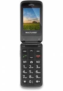 Celular Multilaser Flip Vita Dual Chip MP3 Azul