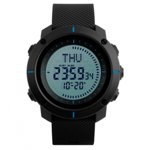 Relógio Bússola Masculino Skmei Digital 1216 Preto e Azul
