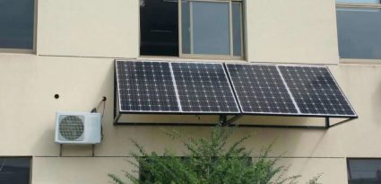 Ar-condicionado com placa solar
