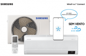 Split Inverter Samsung WindFree Connect com preço de Black Friday