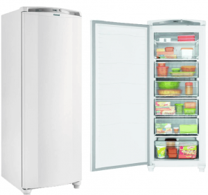 Freezer Consul Vertical Cycle DeFrost Branco 231L na black friday webcontinental