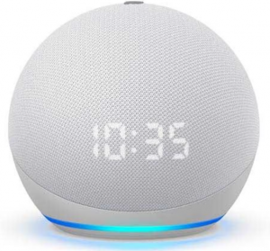 Echo Dot 4ª Geração Smart Amazon com Relógio e Alexa 