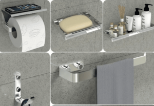Kit Para Banheiro 2 Nichos E Cuba Inclusa Branco Mármore