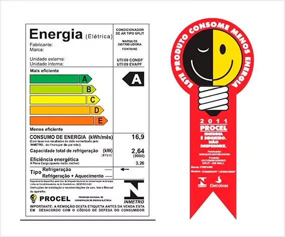 Selo Procel A de energia, webcontinental